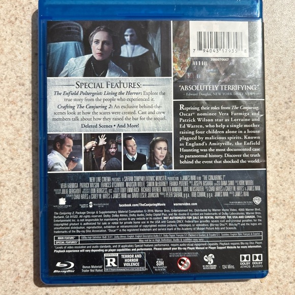 The Conjuring 2 Blu-ray Disc - Picture 3 of 3